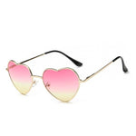 BlissGirl - Heart Sunglasses - Pink Yellow - Harajuku - Kawaii - Alternative - Fashion