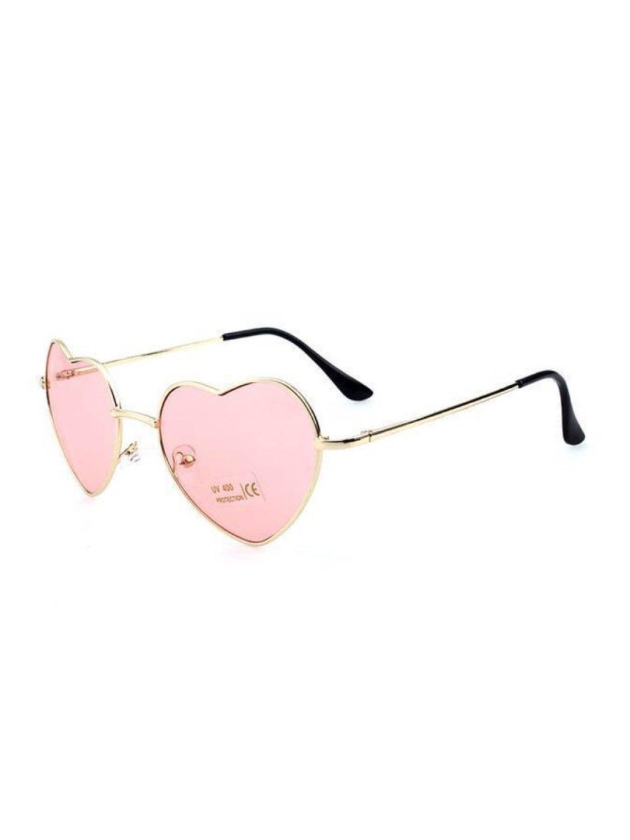 BlissGirl - Heart Sunglasses - Light Pink - Harajuku - Kawaii - Alternative - Fashion