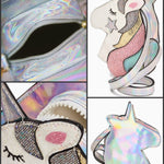 BlissGirl - Holographic Sparkles Unicorn Purse - Silver - Harajuku - Kawaii - Alternative - Fashion