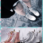 BlissGirl - Shiny Platform Leather Boots - Harajuku - Kawaii - Alternative - Fashion