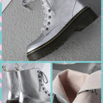 BlissGirl - Shiny Platform Leather Boots - Harajuku - Kawaii - Alternative - Fashion
