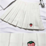 BlissGirl - Strawberry Pleated Skirt - Harajuku - Kawaii - Alternative - Fashion
