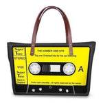 BlissGirl - Vintage Cassette Tape Shoulder Bag - Yellow - Harajuku - Kawaii - Alternative - Fashion