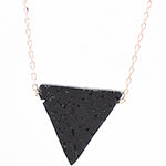BlissGirl - Volcanic Lava Rock Necklaces - Triangle - Harajuku - Kawaii - Alternative - Fashion