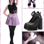 BlissGirl - You’re a Stud Platform Heels - Harajuku - Kawaii - Alternative - Fashion