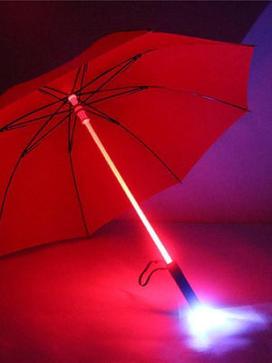 BlissGirl - Blade Runner Light Up LED Umbrella - Red - Harajuku - Kawaii - Alternative - Fashion