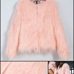 BlissGirl - Fabulous Fuzzy Faux Fur Jacket - Peach / XXXL - Harajuku - Kawaii - Alternative - Fashion