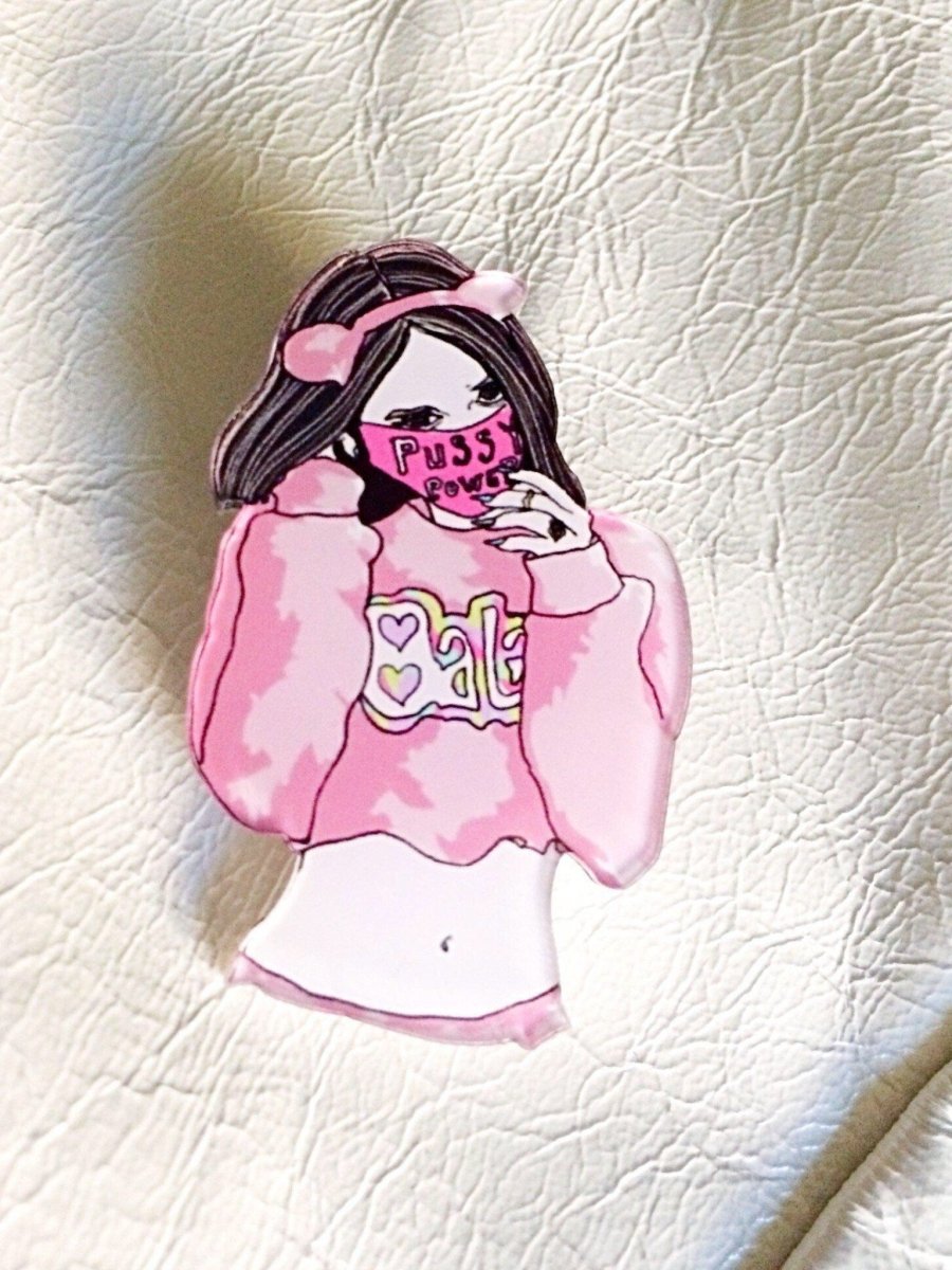 BlissGirl - Fashionista Friend Pins - Pretty In Pink - Harajuku - Kawaii - Alternative - Fashion
