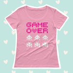 BlissGirl - Game Over Tee - Pink / S - Harajuku - Kawaii - Alternative - Fashion
