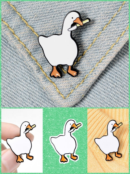 Goose brooch deals