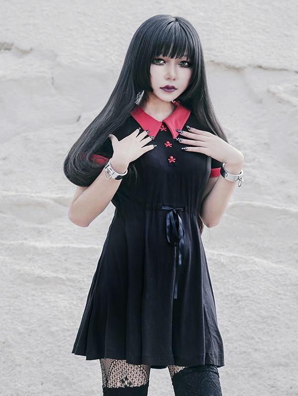 BlissGirl - Gothic Baby Doll Dress - Harajuku - Kawaii - Alternative - Fashion