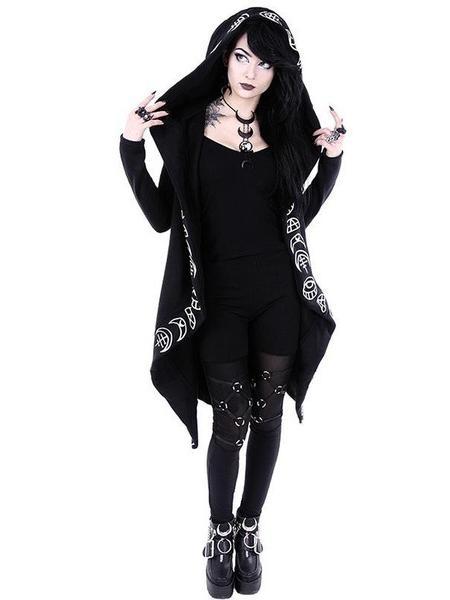 BlissGirl - Gothic Occult Hoodie - Harajuku - Kawaii - Alternative - Fashion