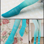 BlissGirl - Gradient Lace Stockings - Turquoise / One Size - Harajuku - Kawaii - Alternative - Fashion