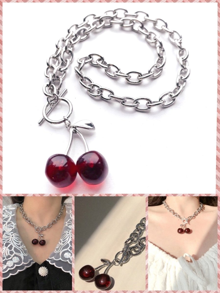 Harajuku Goth Girl Cherry Jewelry - BlissGirl