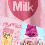BlissGirl - Heart Milk Box Tee - Harajuku - Kawaii - Alternative - Fashion