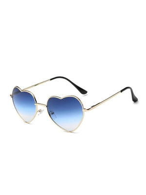 BlissGirl - Heart Sunglasses - Blue Clear - Harajuku - Kawaii - Alternative - Fashion