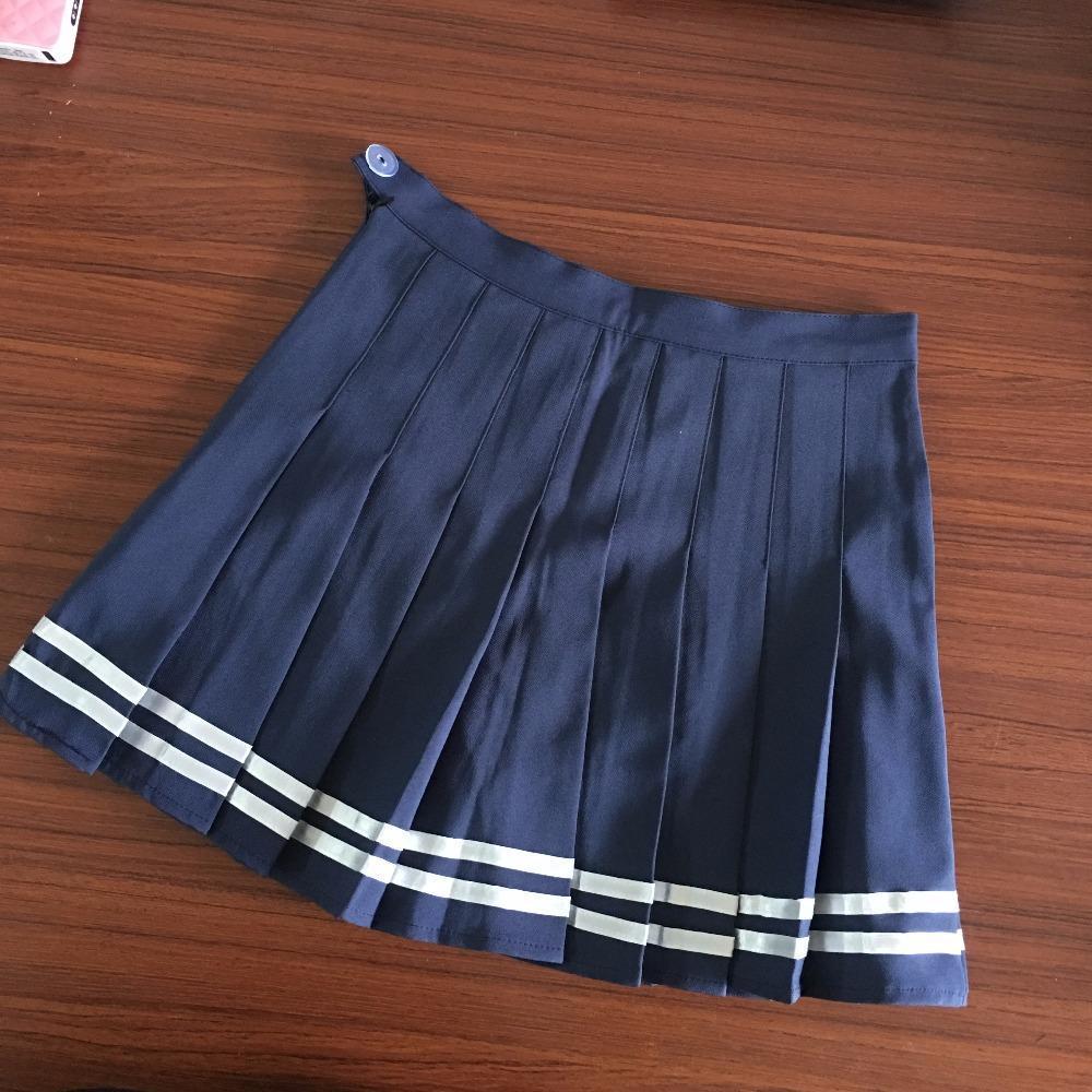 BlissGirl - High Waist Tennis Skirt - Harajuku - Kawaii - Alternative - Fashion