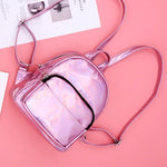 BlissGirl - Holographic Mini Backpack - Pink - Harajuku - Kawaii - Alternative - Fashion