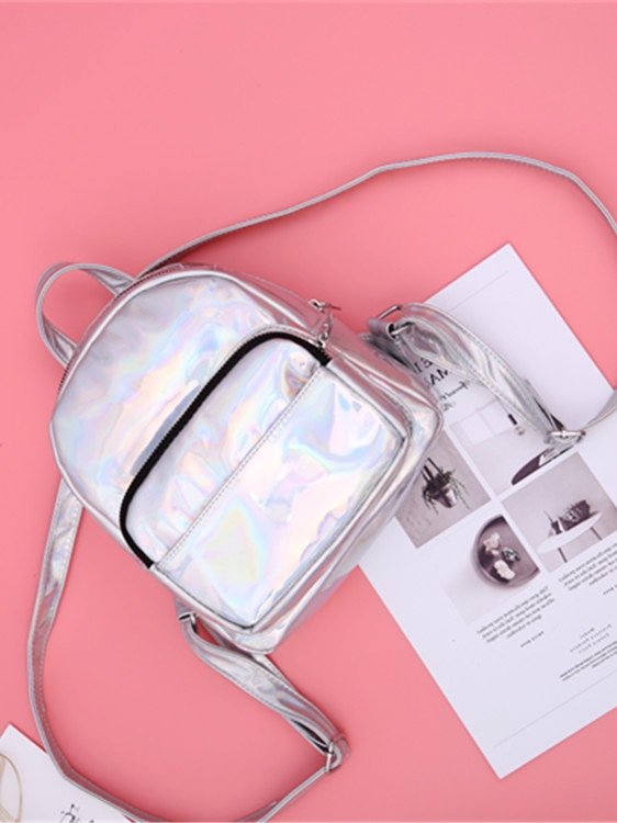 BlissGirl - Holographic Mini Backpack - Harajuku - Kawaii - Alternative - Fashion