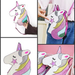 BlissGirl - Holographic Sparkles Unicorn Purse - Pink - Harajuku - Kawaii - Alternative - Fashion