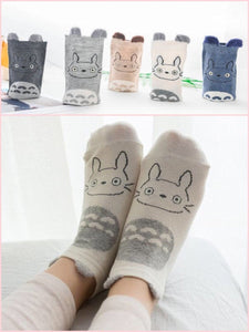 BlissGirl - Kawaii Animals Socks 5 Pack - Totoro - Harajuku - Kawaii - Alternative - Fashion