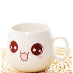 BlissGirl - Kawaii Emoji Coffee Mugs - Happy / No Lid - Harajuku - Kawaii - Alternative - Fashion
