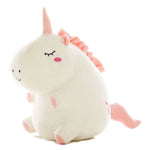 BlissGirl - Kawaii Fat Unicorn Stuffed Animal - 25cm / White - Harajuku - Kawaii - Alternative - Fashion