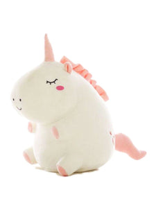 BlissGirl - Kawaii Fat Unicorn Stuffed Animal - 25cm / White - Harajuku - Kawaii - Alternative - Fashion