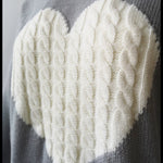 BlissGirl - Kawaii Heart Cozy Sweater - Harajuku - Kawaii - Alternative - Fashion