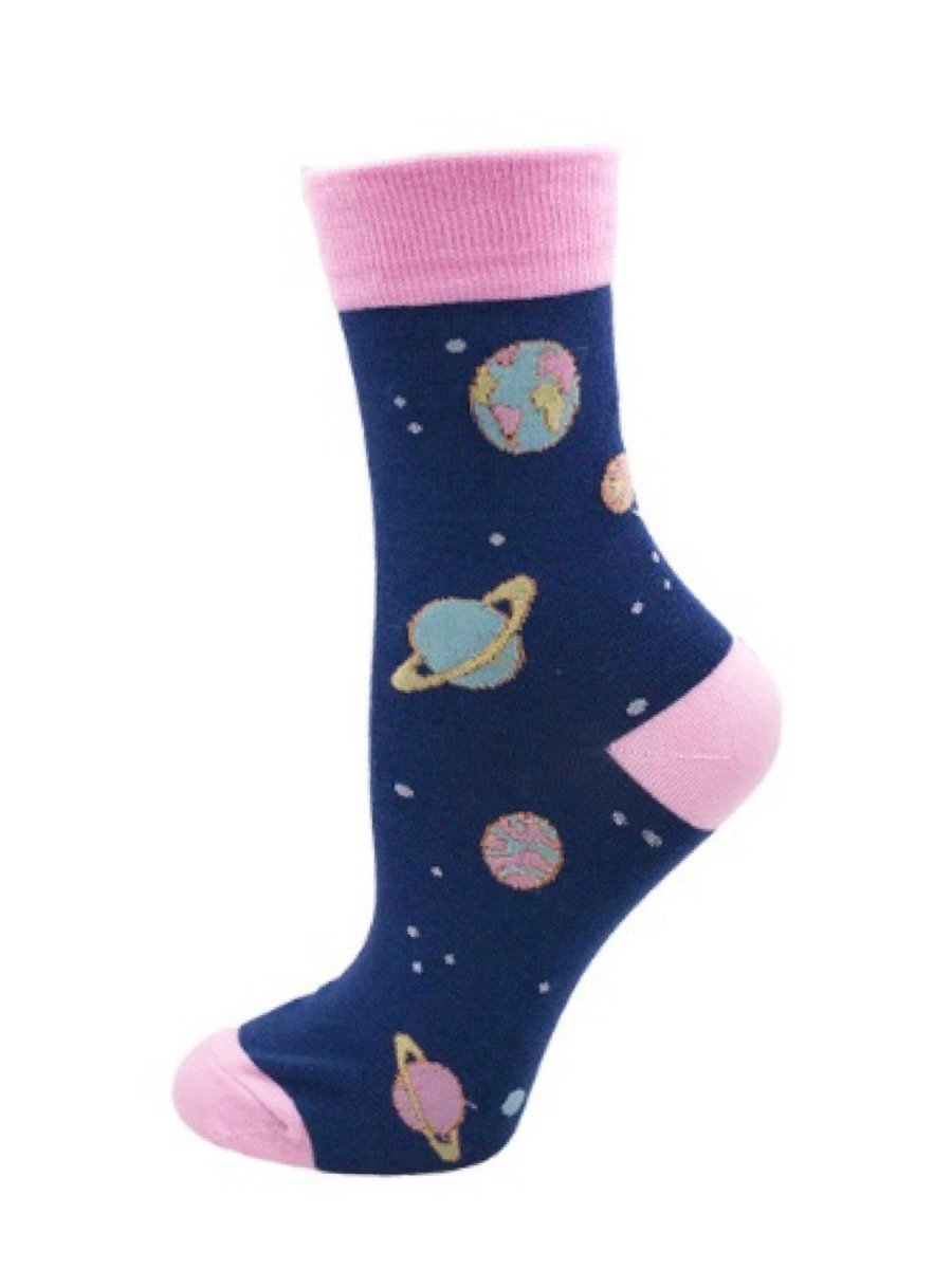 BlissGirl - Kawaii Space Socks - Space / One size - Harajuku - Kawaii - Alternative - Fashion