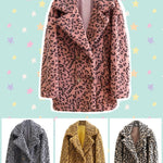 BlissGirl - Leopard Trench Coat - Harajuku - Kawaii - Alternative - Fashion