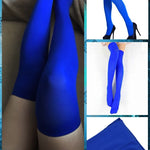 BlissGirl - Over The Knee Cosplay Socks - Blue - Harajuku - Kawaii - Alternative - Fashion
