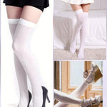 BlissGirl - Over The Knee Cosplay Socks - White - Harajuku - Kawaii - Alternative - Fashion