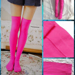 BlissGirl - Over The Knee Cosplay Socks - Pink - Harajuku - Kawaii - Alternative - Fashion