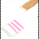 BlissGirl - Over The Knee Stripy Socks - Pink / One size - Harajuku - Kawaii - Alternative - Fashion