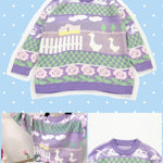 BlissGirl - Pastel Goose Sweater - One Size - Harajuku - Kawaii - Alternative - Fashion