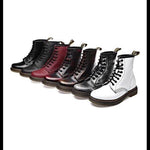BlissGirl - Punky Leather Motorcycle Boot - Harajuku - Kawaii - Alternative - Fashion