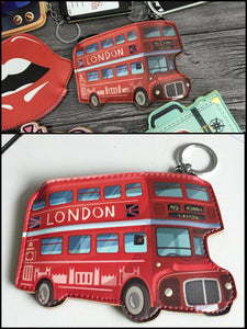 BlissGirl - Red English Bus Coin Purse - Bus - Harajuku - Kawaii - Alternative - Fashion