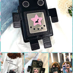 BlissGirl - Shiny Robot Purse - Black - Harajuku - Kawaii - Alternative - Fashion