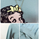 BlissGirl - Snow White Eats The Apple Sweater - Harajuku - Kawaii - Alternative - Fashion
