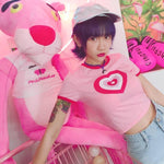 BlissGirl - Sweet Kawaii Heart Crop Tee - Harajuku - Kawaii - Alternative - Fashion