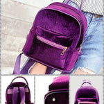 BlissGirl - Velvet-a-licious Backpack - Purple - Harajuku - Kawaii - Alternative - Fashion
