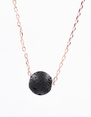 BlissGirl - Volcanic Lava Rock Necklaces - Sphere - Harajuku - Kawaii - Alternative - Fashion